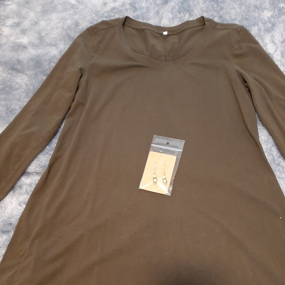 Army Green Shirt Dress